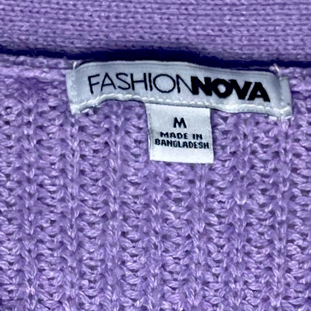 Fashion Nova, Purple, crochet